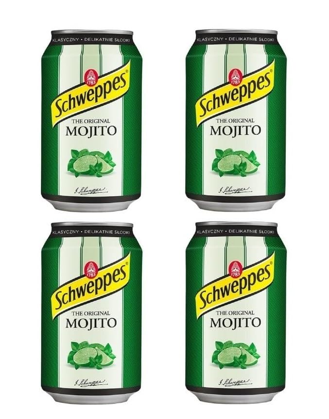 Schweppes The Original Mojito Delicious Smooth Drink Each 330ml (Pack Of 4) (B0CM8V1WCG) Amazon Price History, Amazon Price Tracker