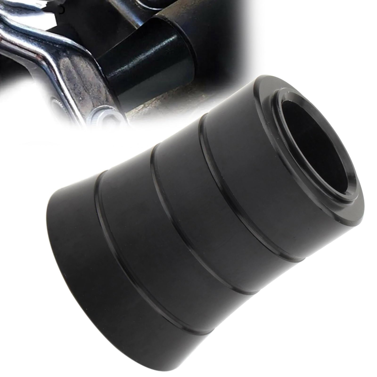 YUNJMYL Heel Shifter Eliminator for Harley Street Glide Freewheeler FLRT Tour CNC Motorcycle Black/Chrome Shift Lever Shaft Spacer
