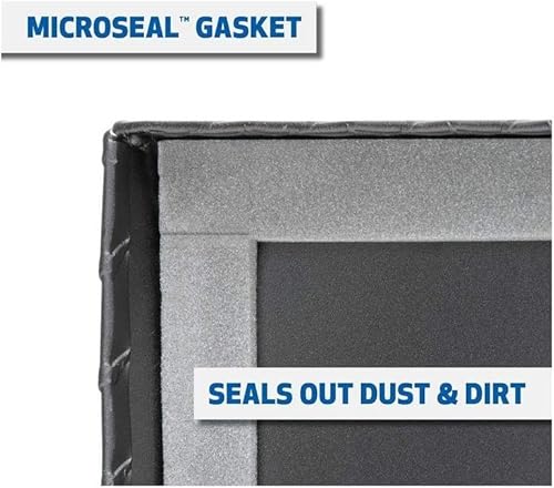 Miniatura 8 de UWS EC10033 - Caja de herramientas de aluminio de pared pesada de 72 pulgadas, color negro mate con tapa RigidCore