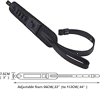 Vista 4 de Portamuniciones de cuero correa de rifle bandolera de caza para 30/30 .357 .45 .45-70 .22 12GA 20GA