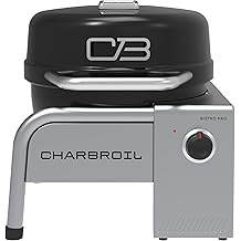 شواية كهربائية على الطاولة Charbroil Bistro Pro، باللون الأسود - 25302149