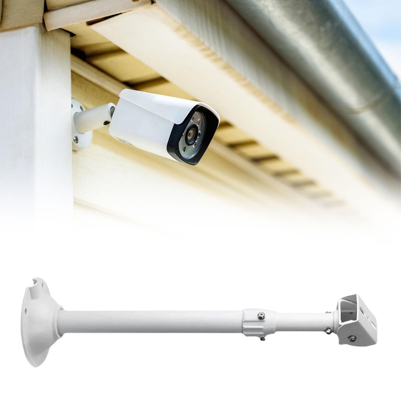 Componente di Montaggio per Telecamere di, Regolabile, Robusto Hardware per Montaggio a Parete Esterna, Telescopico, da 60 Cm a 120 Cm