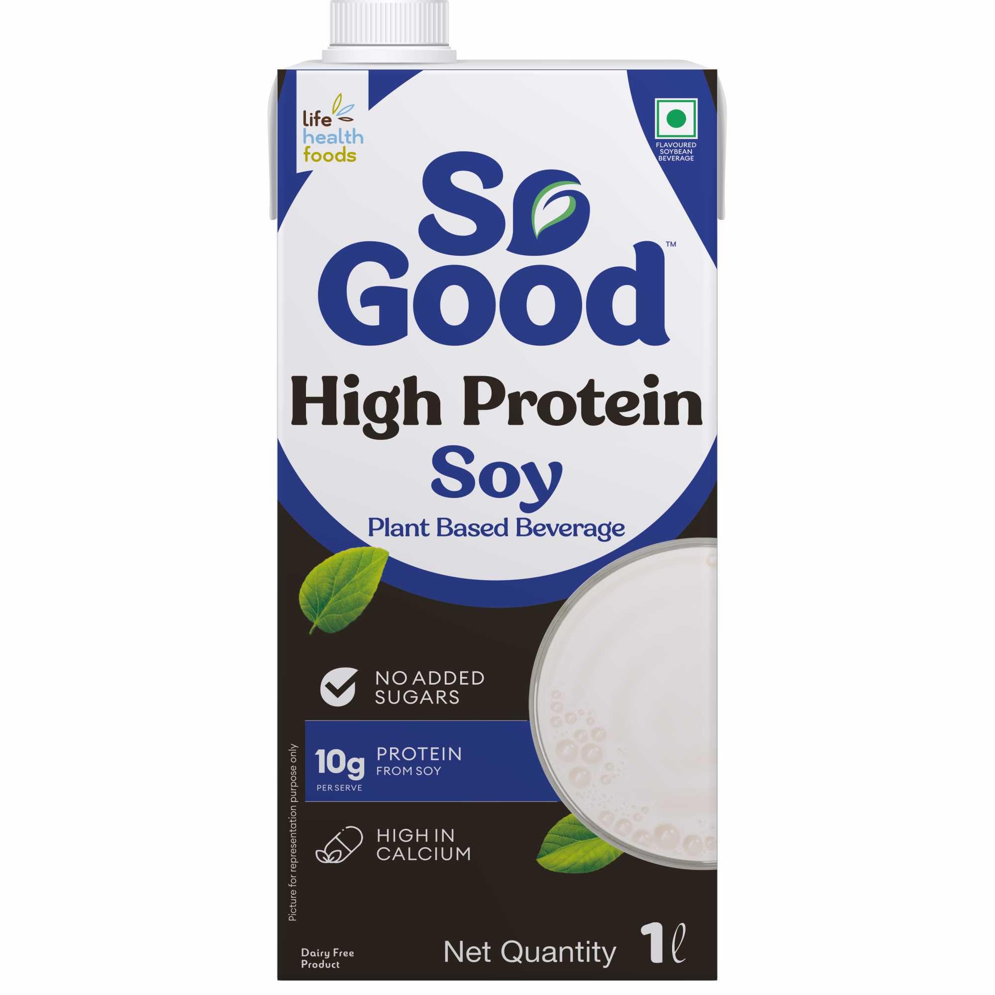 So Good Plant Based Soy Beverage Protein+ 1 L | Plant Protein | Lactose Free | Gluten Free | No Preservatives | Zero Cholesterol | Dairy Free |NON GMO Soybean | Source of Calcium & Vitamins-image-17