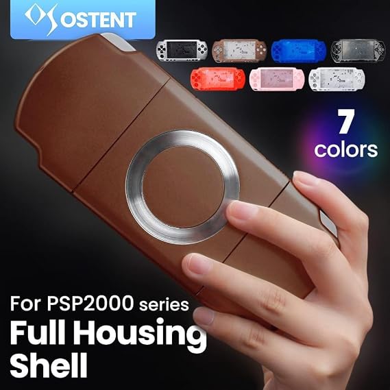 OSTENT Full Housing Shell Faceplate Case Part Replacement for Sony PSP 2000 Console