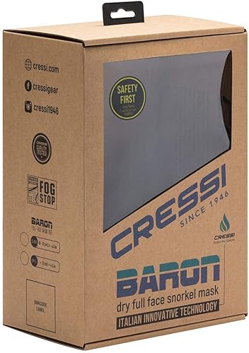 Miniatura 4 de Cressi Máscara facial completa de snorkel para adultos - Vista amplia y clara, sistema antivaho - Respiración fácil la seguridad es lo primero -