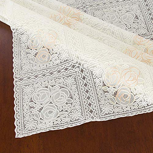 LHSUNTA Mantel impermeable de PVC, rectangular decorativo para mesa, tela de poliéster resistente a las manchas para comedor -b 138 x 200 cm