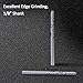 HQMaster CNC Router Bit 10 Pack 1/8” Shank Spiral Upcut Router Bit 1 Flute End Mill Set Milling Cutter 3.175mm Cutting Single Flute Tungsten Steel Engraving Tool for MDF Acrylic PVC Wood Density Board
