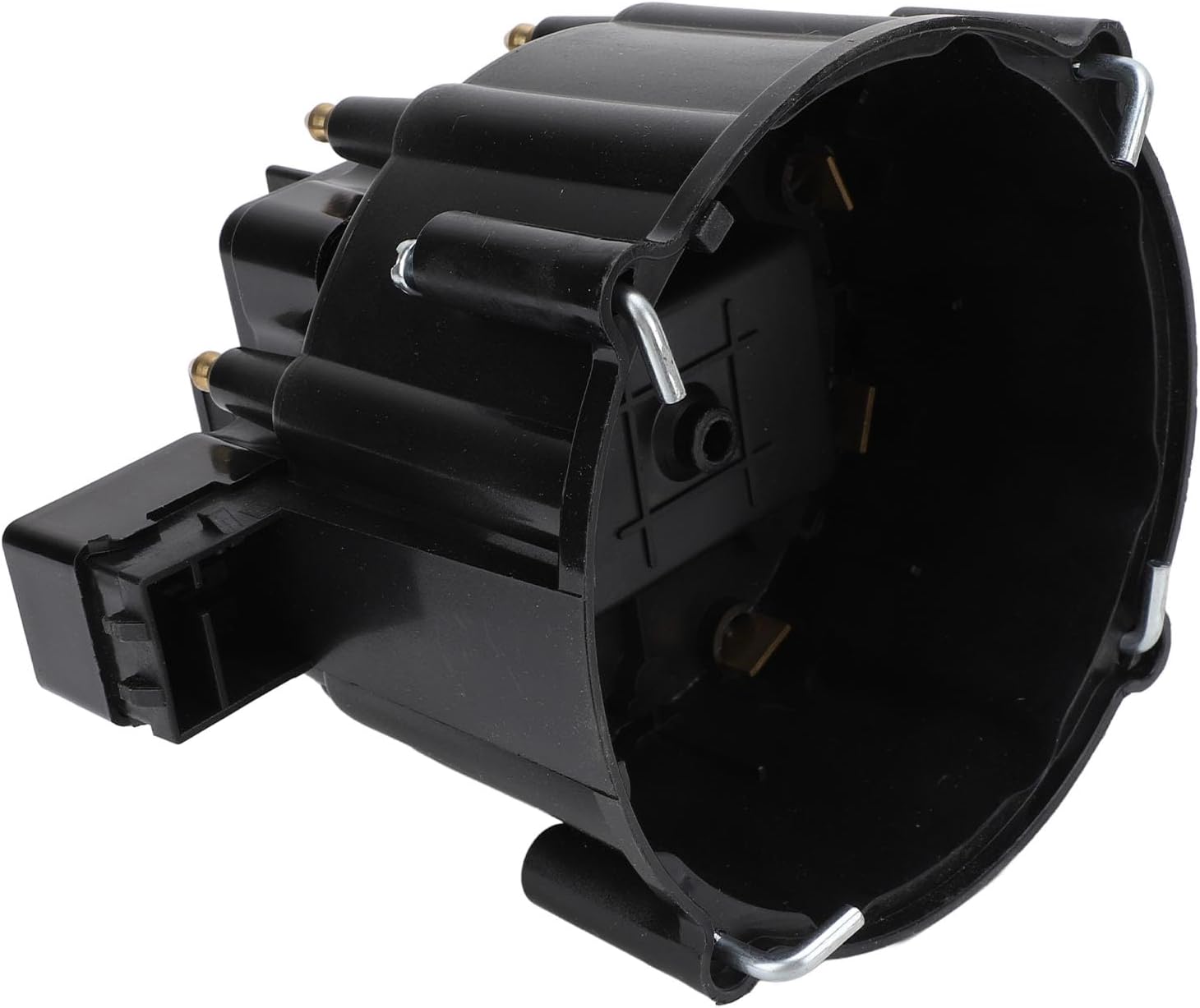 Large Distributor Cap Rotor Kit Replacement Distributor Cap Tune Up Assembly for K549 SBC 283 305 307 327 350 400 BBC 454 396 427 (Black)
