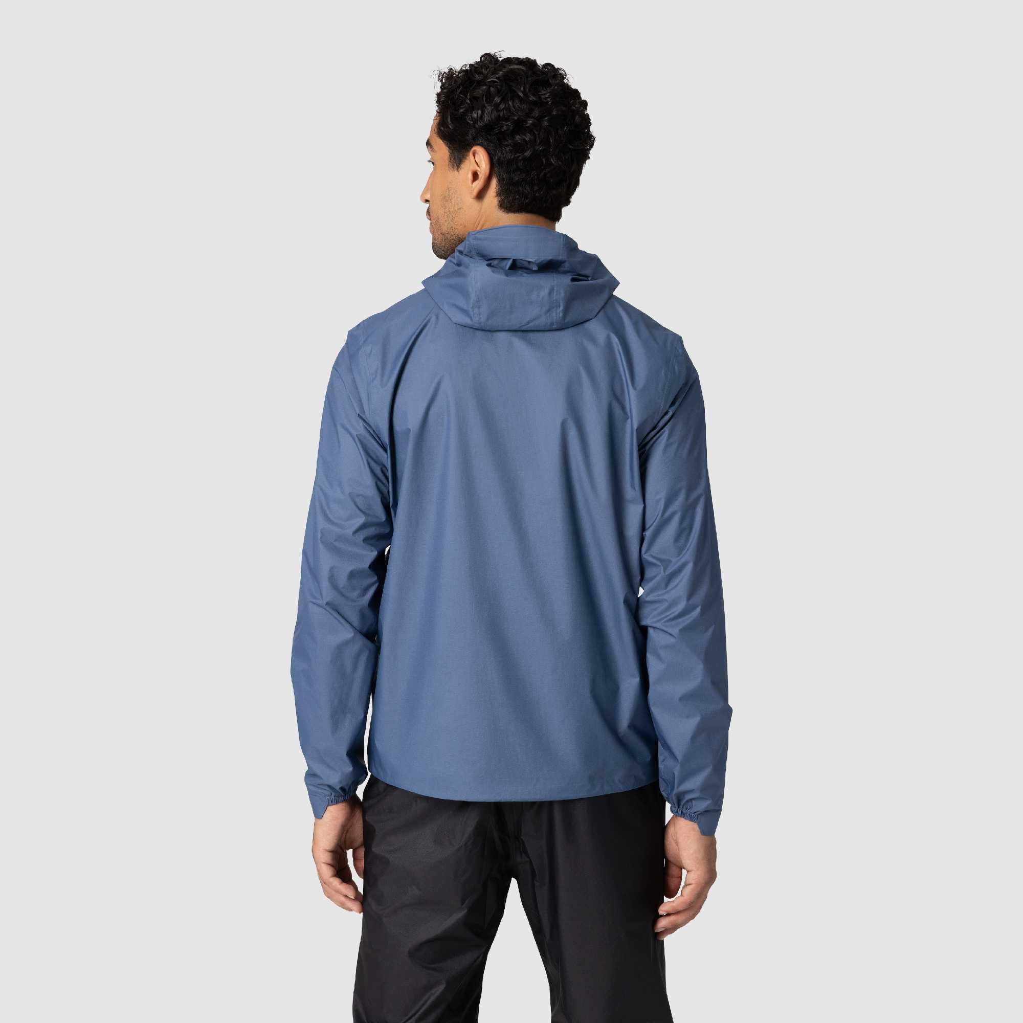 Outdoor Research Chaqueta Helium UL para hombre, ligera, impermeable, transpirable, resistente al viento, con costuras selladas