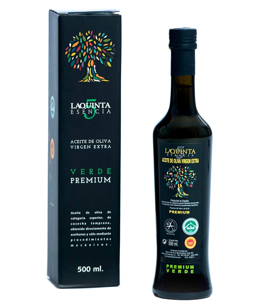 3 najlepsza oliwa z oliwek z pierwszego pochodzenia w Hiszpanii 2019; Bravoleum, Puerta de las Villas i La Quinta Esencia firmy Oliva - zbiory 2020-21