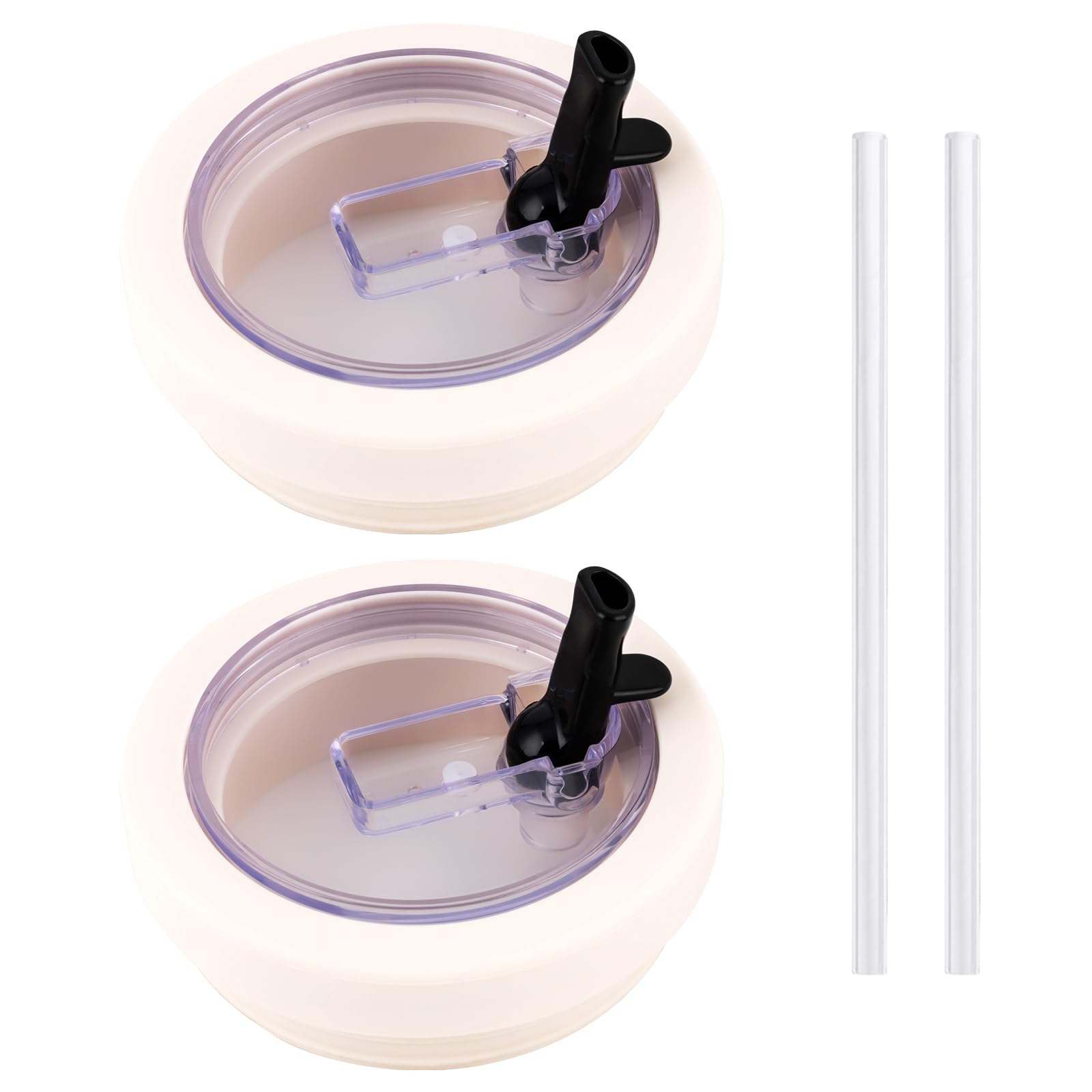 Amazon.com: Silicone Flip Straw Lid Replacement Compatible with
