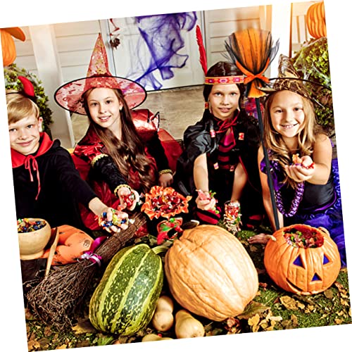 BESTOYARD 2 Peças vassoura de bruxa do dia das bruxas decoração cosplay vassoura de bruxa de hallowe