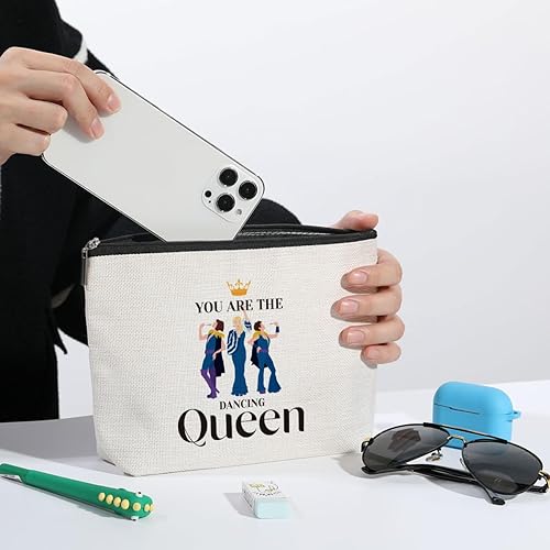 Miniatura 5 de ZHAMEN Divertida bolsa de maquillaje de comedia musical para mamá bailando reina y mamá regalo inspirado para amantes de la música mujeres fanáticos