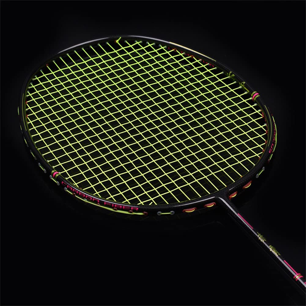Qualität Badmintonschläger, Tragbarer Badmintonschläger Für Anfänger Erwachsene, Integrierte Forming-Struktur, Leichter Und Robust, Mit Tragetasche,Grün