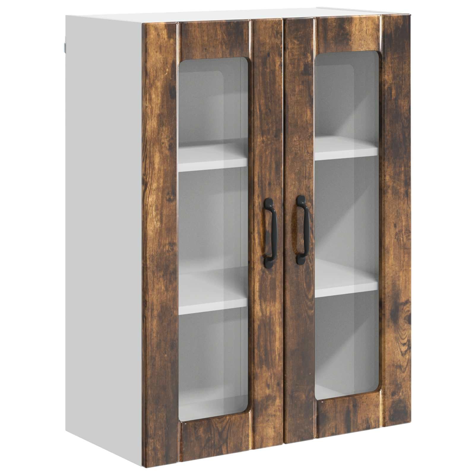 Küchenschrank Geräucherte Eiche, 60x31x80cm Holzwerkstoff, Langlebiger Küchenschrank mit Stauraum, Modernes Design für Kochutensilien, Innenbereich