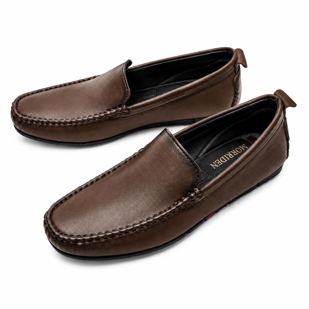 Men's Slip-On Driving Loafer, Black, Synthetic, Lightweight, Cushioned, Versatile Casual and Semi-Formal Style-picture-16