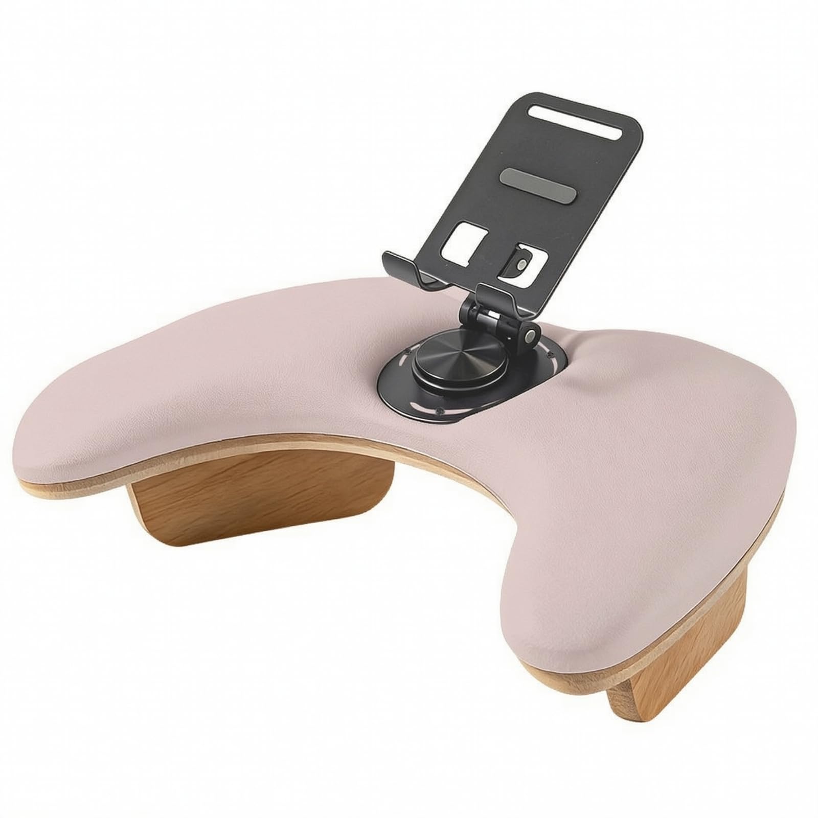 Amagogo Repose-Main pr Manucure Stable | Conception Ergonomique En U, Confortable, Repose-Poign pr Manucure, à Domicile, Prothésistes Ongulaires, Beige