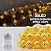 Goodia 30 LED String Lights Indoor, String Lights Bedroom 10.49Ft Moroccan Battery Powered String Lights Diwali Decorations for Home,Wedding Party,Christmas,Home Decor,Indoor Outdoor,Warm White