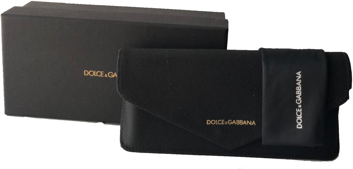 Dolce&Gabbana DG4403 33589A 58MM Red Havana/Plastic Lens Dark Green Polarized Aviator Square Sunglasses for Men +Bundle with Accessory Eyewear Kit