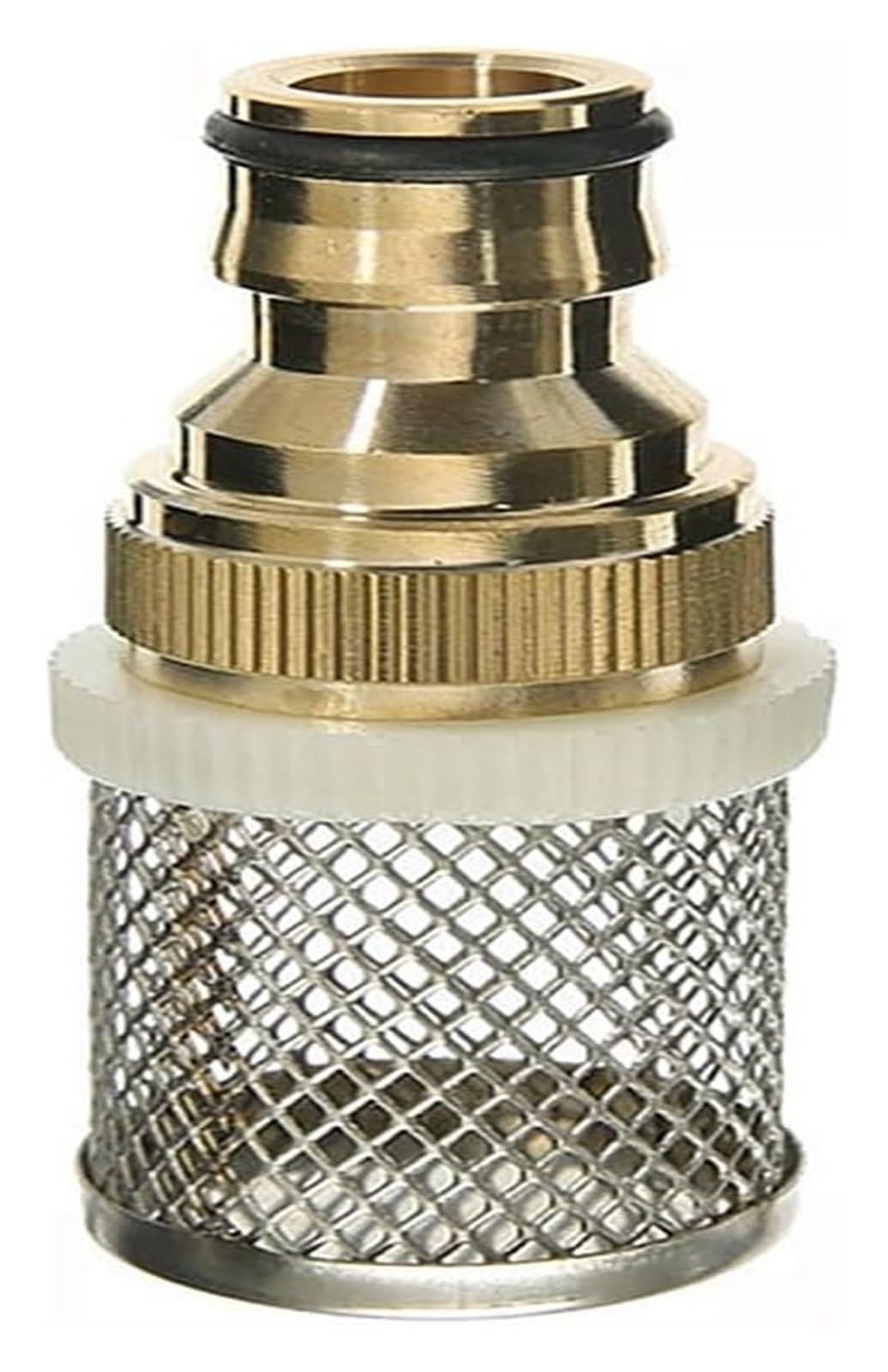 Filtro de agua, filtro de tubería, 1 filtro de manguera de 16 mm para lavado de autos, riego de jardín, filtro de latón para bomba de pulverización, filtro de malla de acero inoxidable (1")