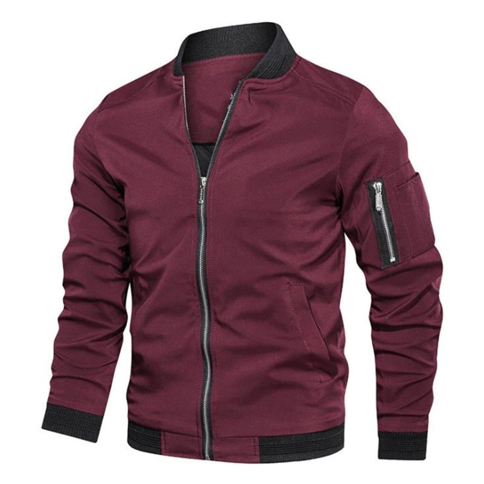 ZXCL Spring autumn jacket male bomber jacket casual streetwear