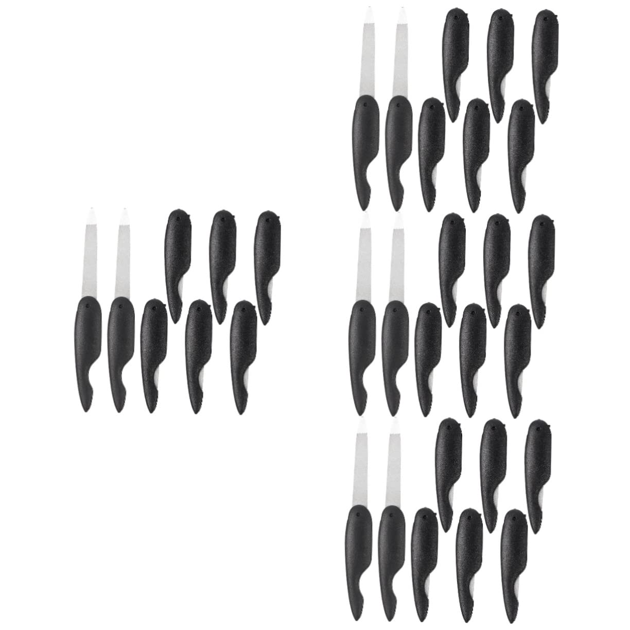 Mikinona 32piezas Limas De Uñas Plegables y Metalizadas Para Manicura y Pedicura Herramienta De Pulido Para Uñas Accesorios De y