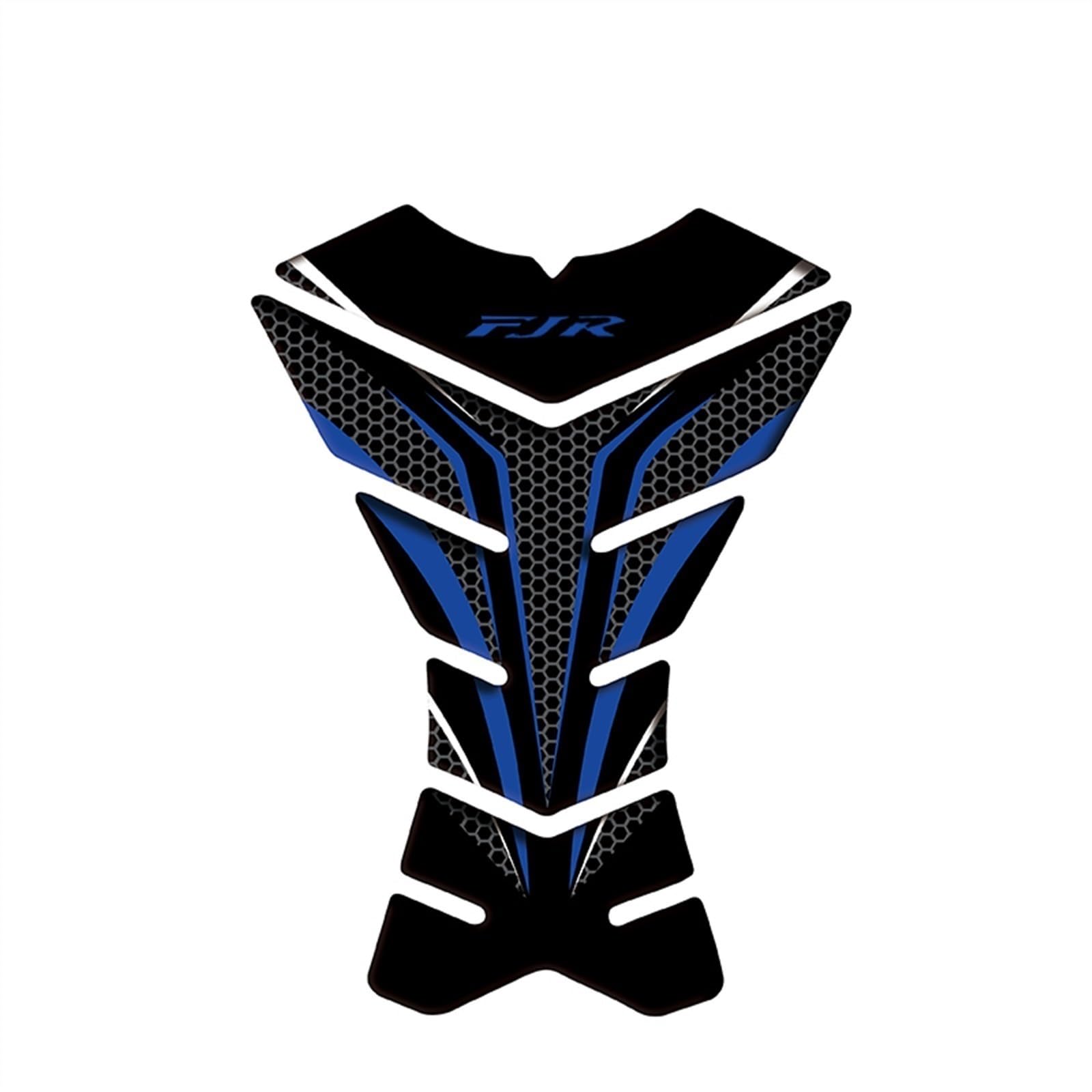 Motorcycle Fuel Tank Pad Fish Bone Type Gas Sticker for Yamaha FJR 1300 1200 FJR1300 A AS ABS Streetfighter(Color17)