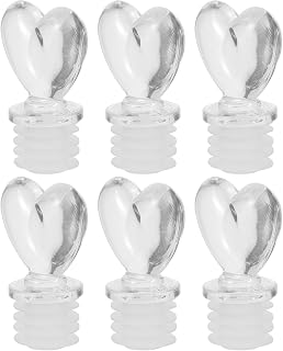 6pcs Decorative Dispenser Caps for Perfume Plastic and Rubber | Bottle Plugs for Makeup Containers, Aroma Release Feature, Birthday Gifts and Bedroom Decor, Portable Use