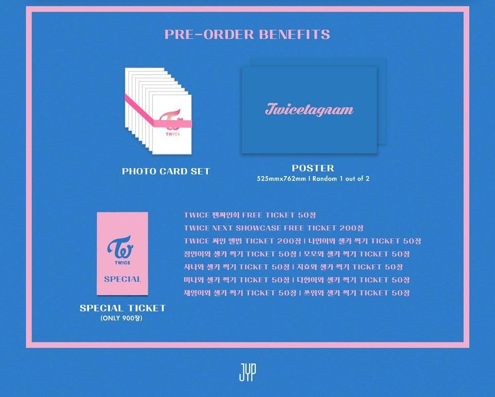 TWICE - Twicetagram (Vol.1) [A Matte ver.] CD+3 Photocard+Sticker+