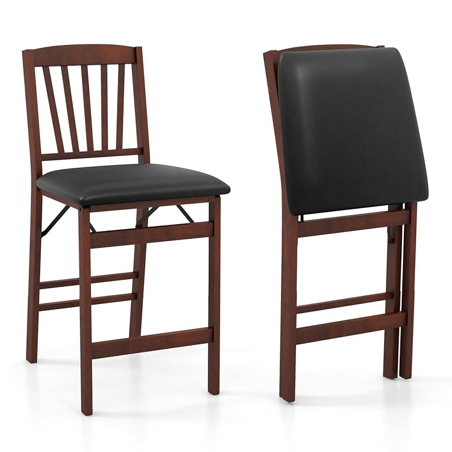 counter chair 2脚セット Amazon.com: COSTWAY Set of 2 Counter Height Chairs, 24.5