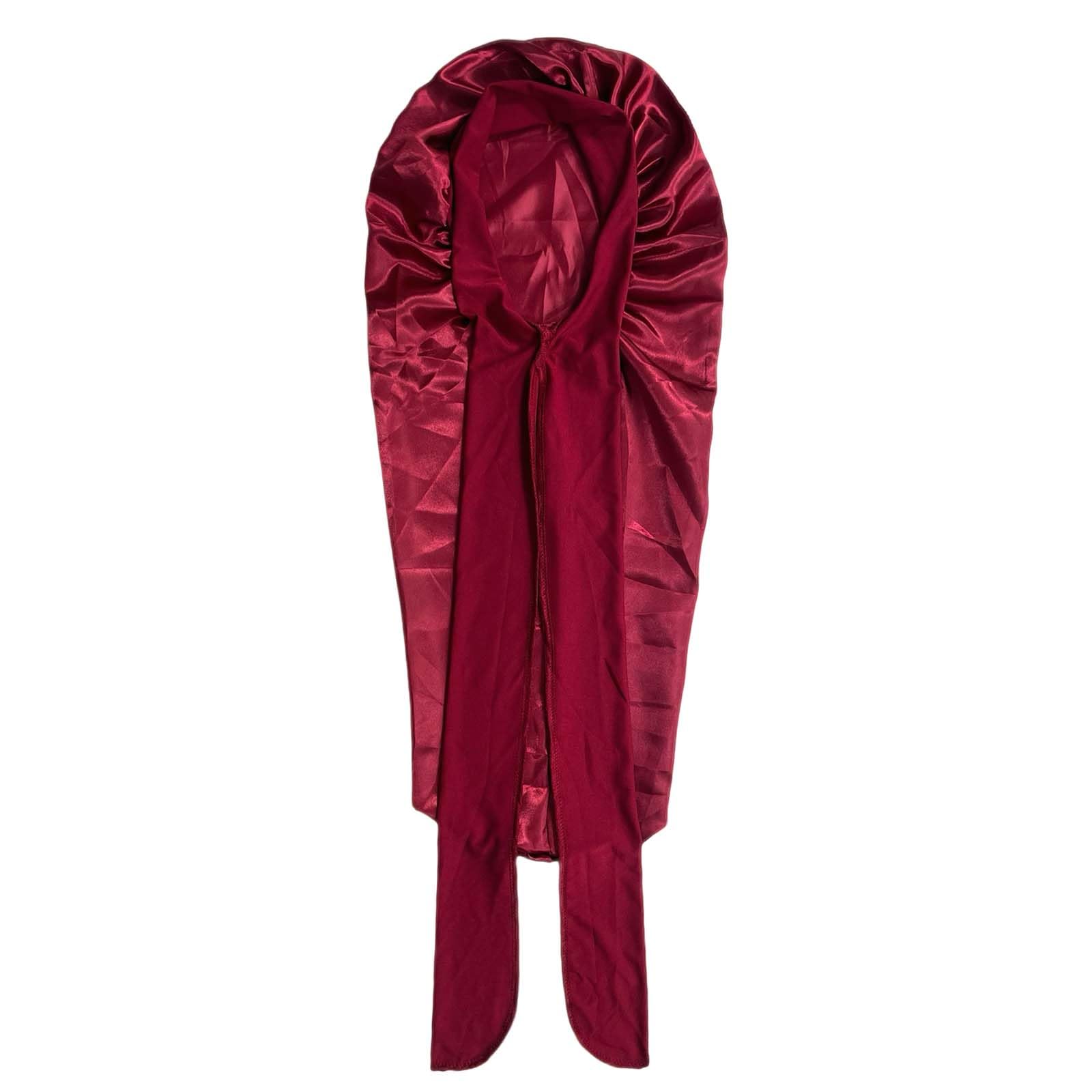 ShiningUU Hair Bonnet for Sleeping Burgundy Sleep Bonnet