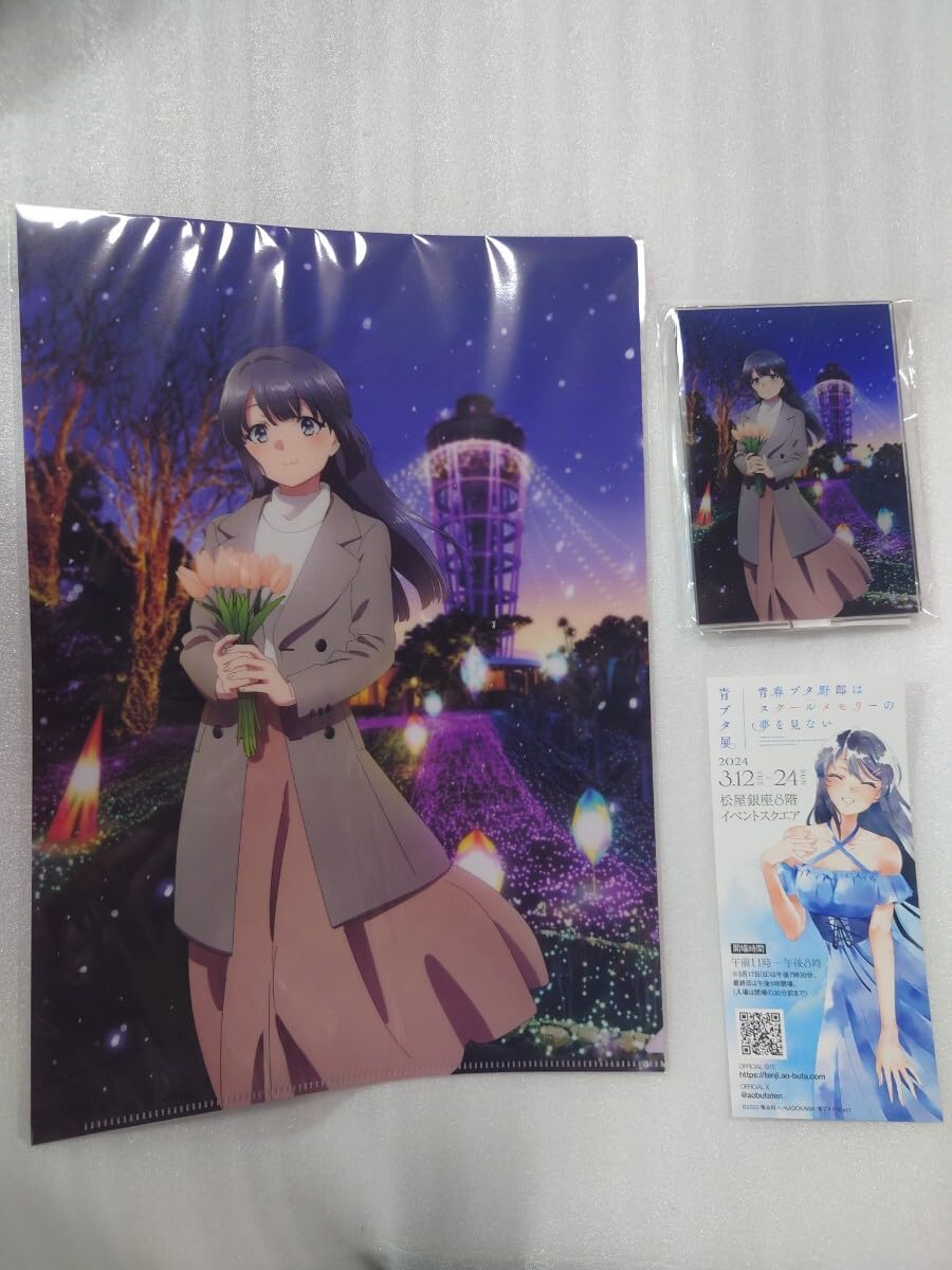 Amazon.co.jp: 青ブタ展 牧之原翔子 大人ver セット クリアファイル 
