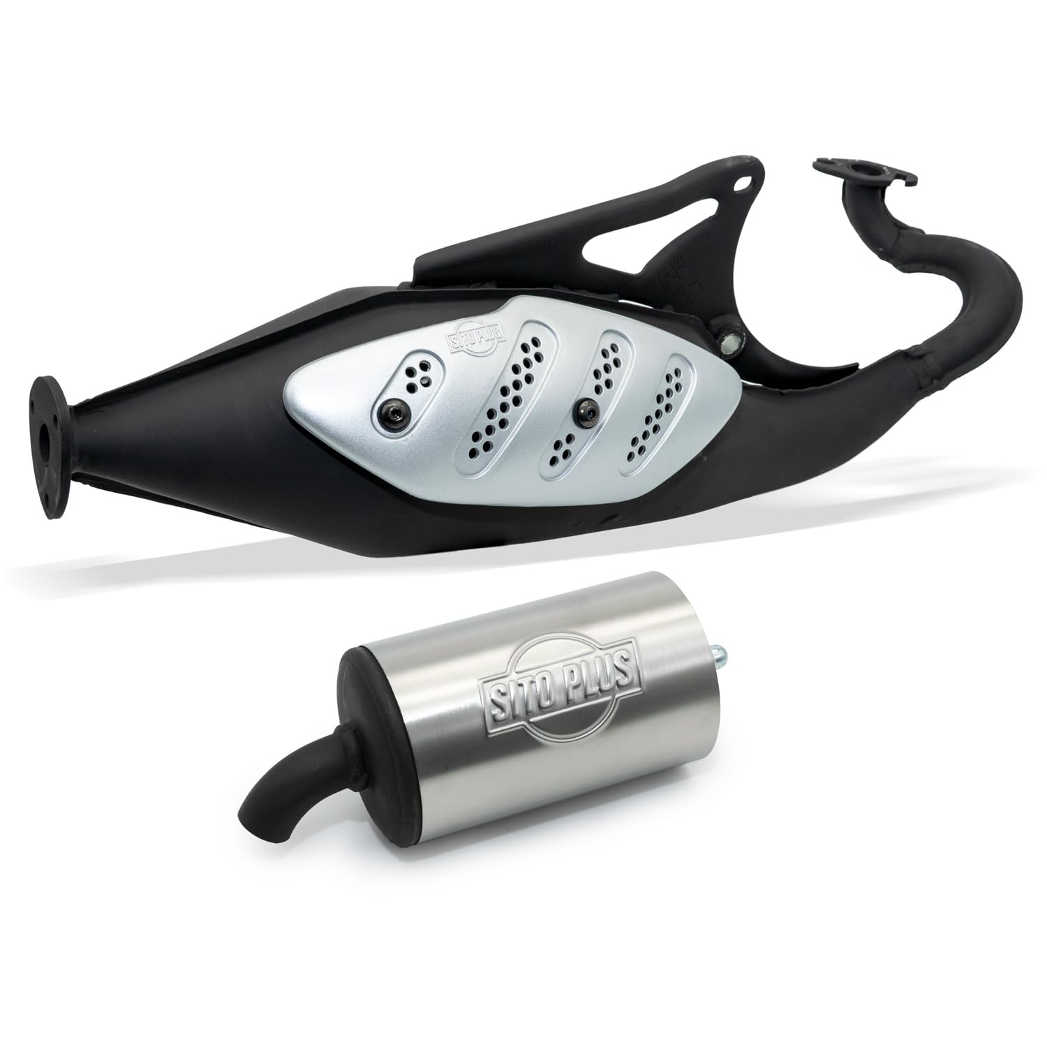 Impianto di scarico completo LeoVince SITO PLUS, acciaio per Aprilia SR 50/Netscaper/SR Stealth Racing Rally/www
