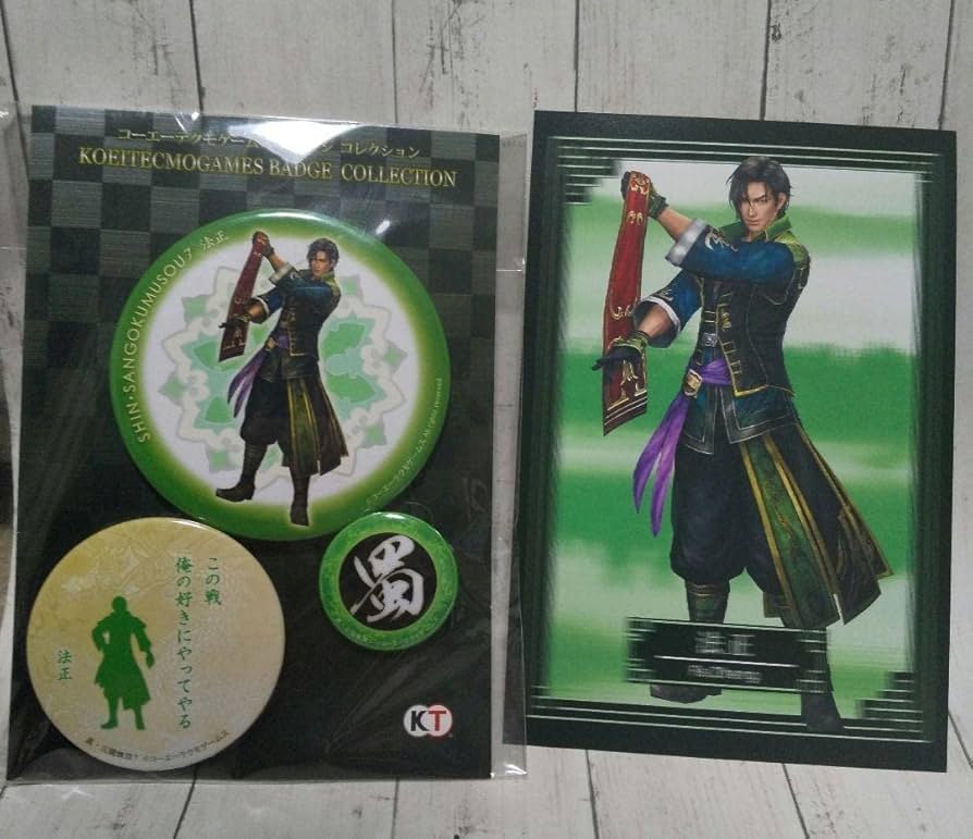 真・三國無双7 法正 缶バッジ 真・三國無双7 法正 缶バッジ 練師 真・三國無双7 バッジ｜