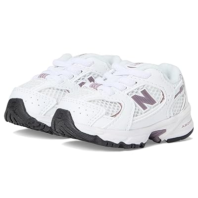 New Balance Kids 530 Bungee (Infant/Toddler) Kids Shoes White/Dark Ice Wine