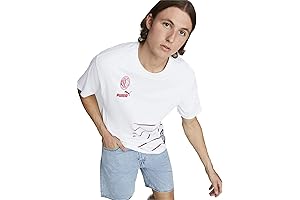 PUMA Men's Standard AC Milan FTBLCULTURE Tee