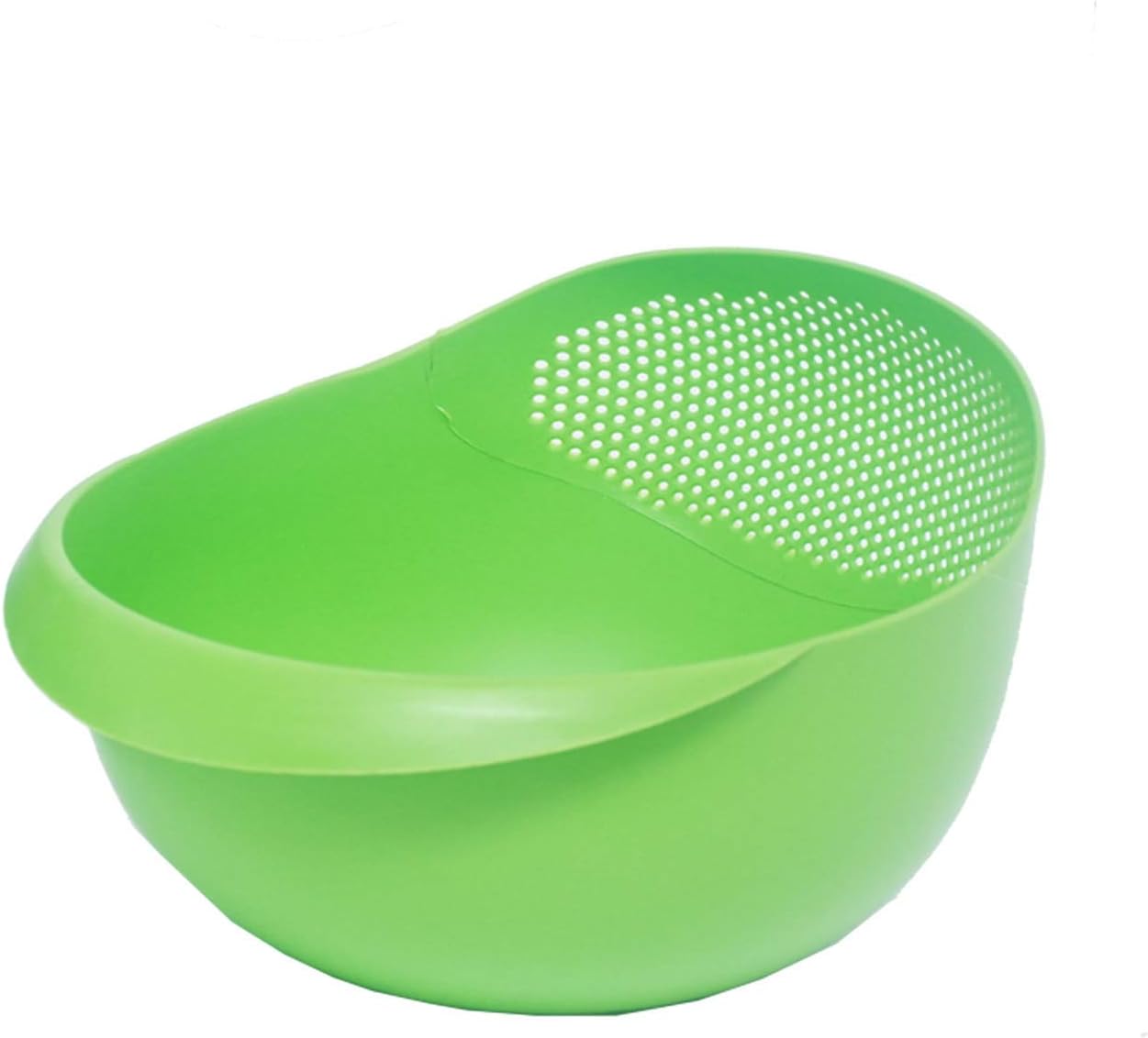 Cutting Edge Essentials Multipurpose Food Strainer Colander, Fruit Basket, Pasta & Rice Strainer, Vegetable Strainer, Kitchen Sieve, Washing Bowl, Unbreakable 1 x Small (Green)