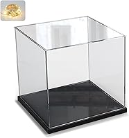 Vista 12 de Vitrina de acrílico transparente engrosada para Lego 75375 Millennium Falcon para 21319 Central Perk 75380 42204 Coleccionables, caja transparente