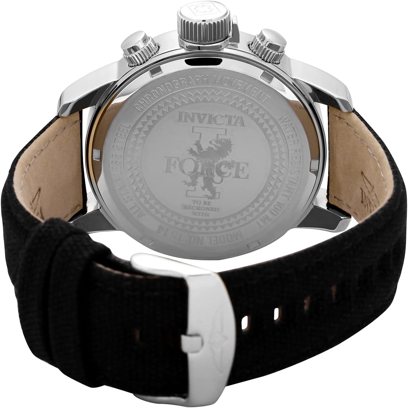 ساعت مچی مردانه اینویکتا مدل 1514 با بند پارچه ای