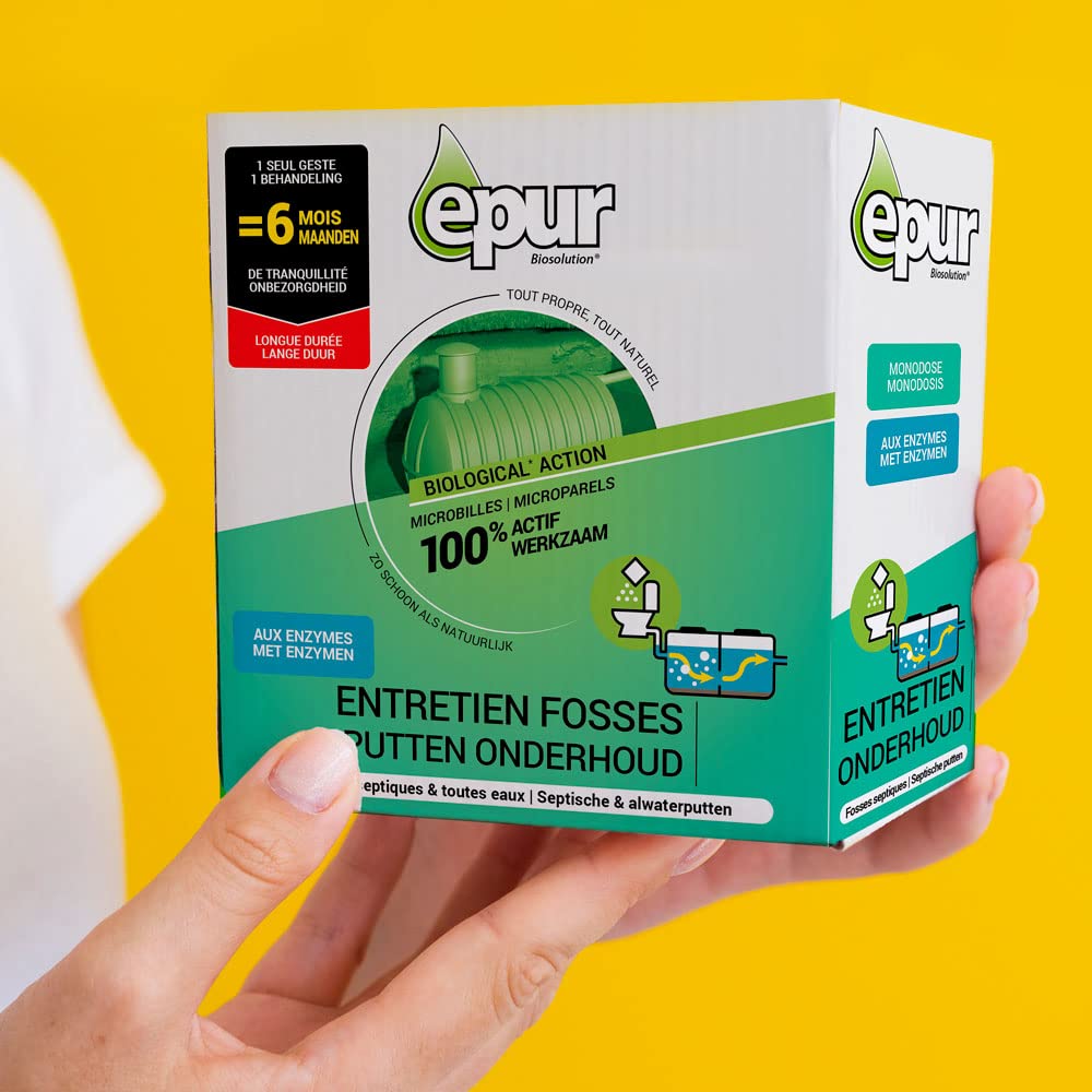 Epur Activateur Micro-Station Épuration - 30 Doses 900g Pour 6 Mois, Démarrage Et Entretien