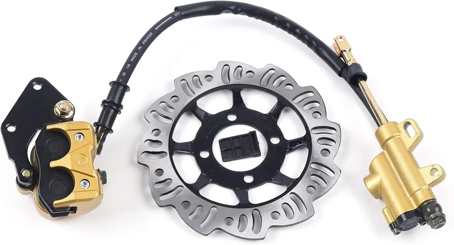lewa pompa hamulcowa Zestaw hamulca hydraulicznego do 4-suwowego motocykla terenowego — cylinder, puste miejsce do odprowadzania ciepła i zwiększona siła hamowania