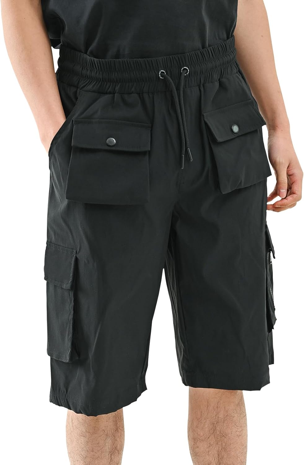 Golf Shorts for Men Sports and Outdoors Casual Cargo Shorts Hiking Pants Cotton Multi Pockets for Fishing Gear