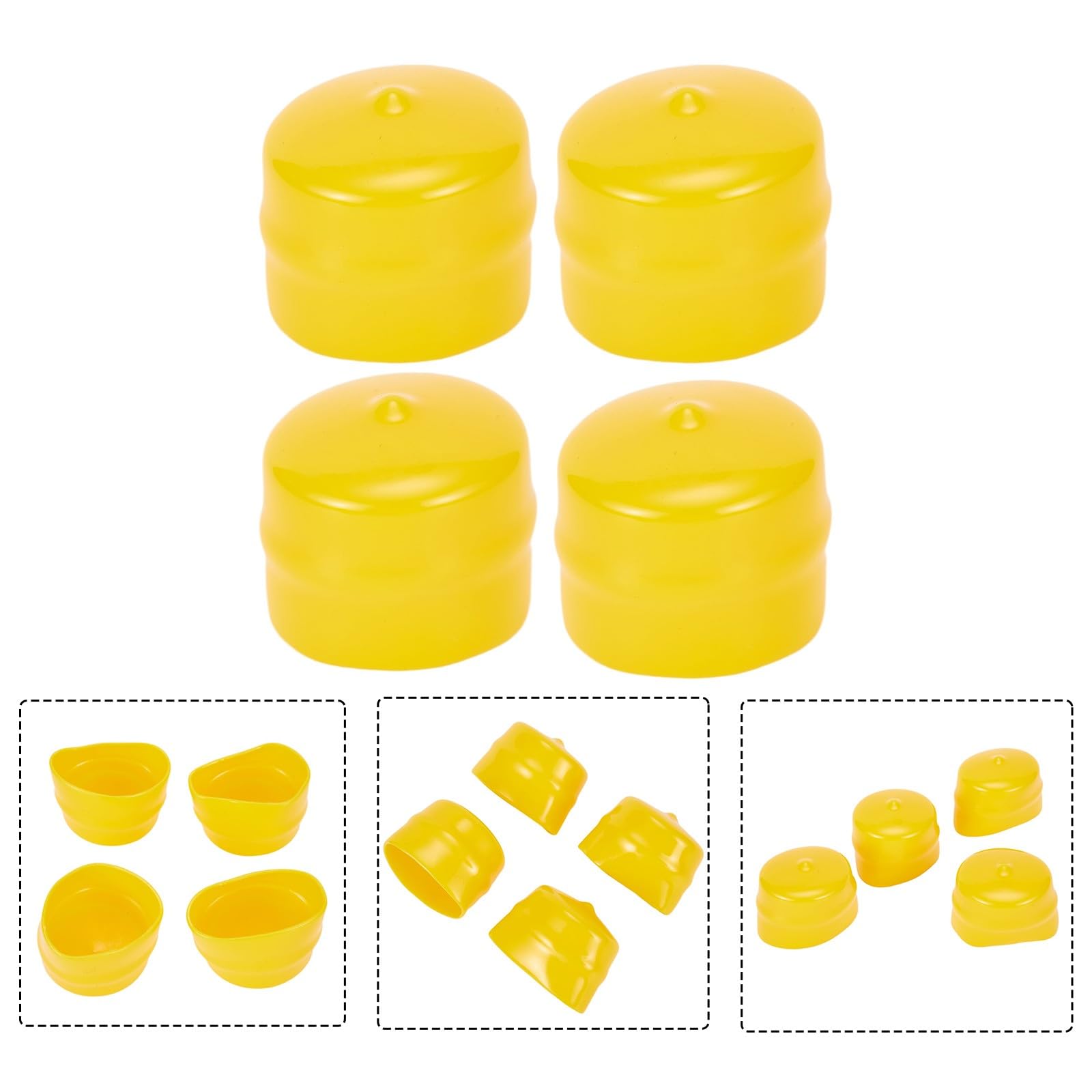 Confezione da 4 coprimozzi per cuscinetti anteriori di ricambio per trattori tosaerba John Deere (modelli 105, 115, 125, 135, 145, 155c, D100¨CD170, G100¨CG110, GT235¨CGT255, L100¨CL130, LA100¨