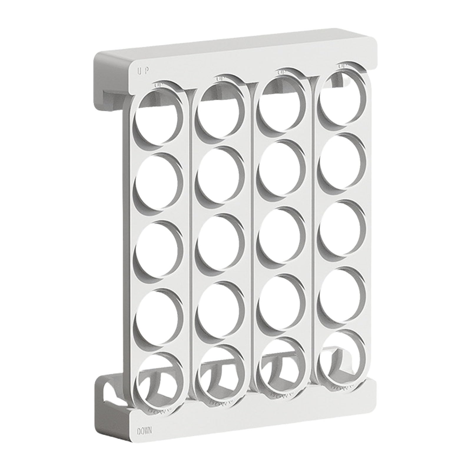 Msioytog Multifunctional Coffee Pods Storage Rack Holds 20 Capacity for Kitchen Countertop Space Efficient Wall Mount Organiser Wall Mounted Coffee Pods Organiser