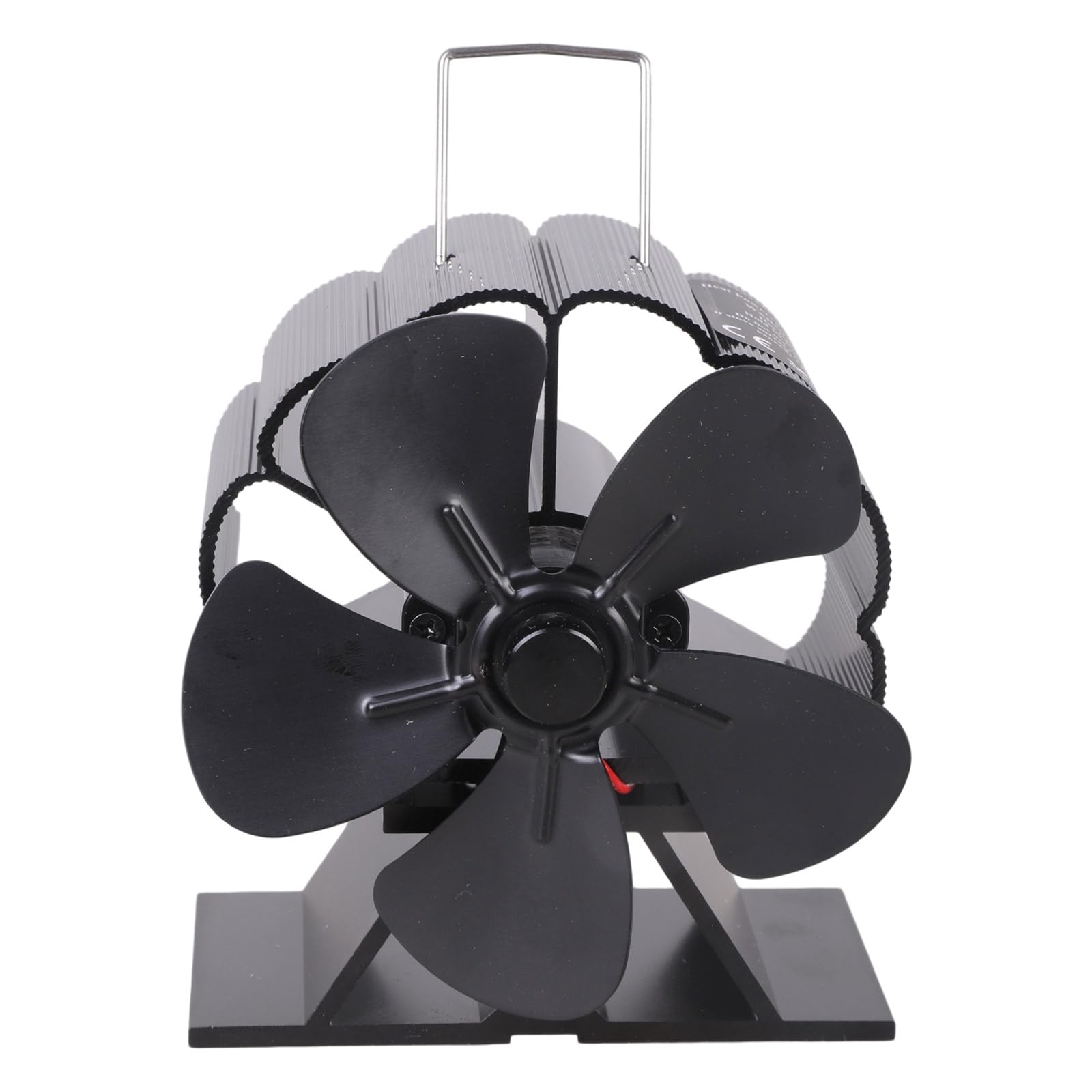 Stylish Heat Powered Fan Heat Powered Stove Fan for Wood Stove Real Time Temperature, No Electricity Required