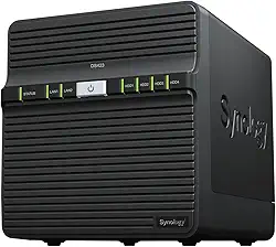 NAS Synology Desktop 4 Baias - DS423, sem discos