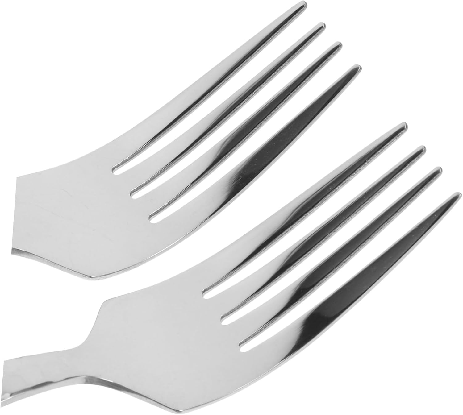 Hammered Dinner Forks 2 Pack Stainless Steel Silverware