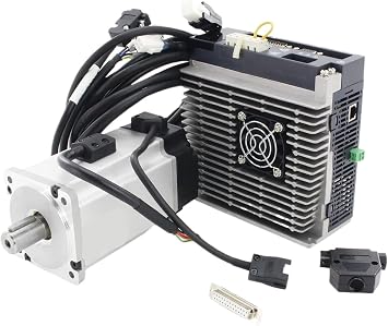 servo Motor kit 750W AC Servo Motor Kit with Brake,3000rpm 2.39Nm 4.8A Servo Motor and Driver Controller 220V,17 Bit Encoder RS485 CNCWithout Brake