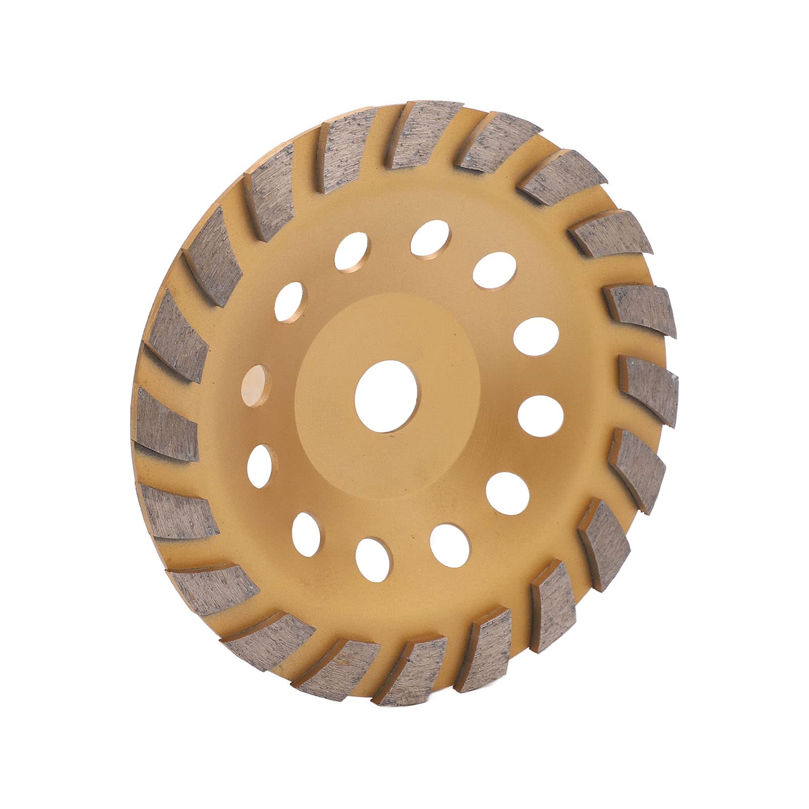 Disco abrasivo de Diamante Turbo Resistencia a la oxidación Muela abrasiva de Corte con ID de Arandela 22 mm Oro (180mm)