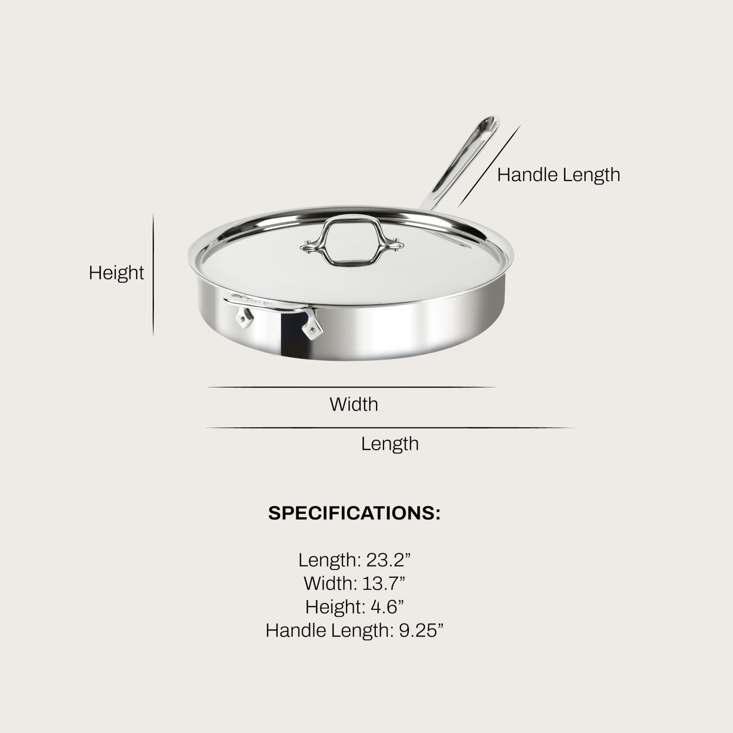 All-Clad Saute Pan 6-Quart 8701004445